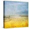 The Kite Surfer-Pete Kelly-Stretched Canvas