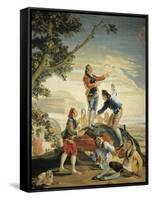 The Kite-Francisco de Goya-Framed Stretched Canvas