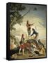 The Kite-Francisco de Goya-Framed Stretched Canvas