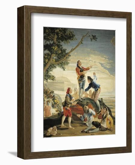 The Kite-Francisco de Goya-Framed Art Print