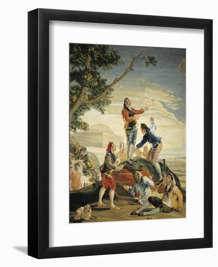 The Kite-Francisco de Goya-Framed Art Print