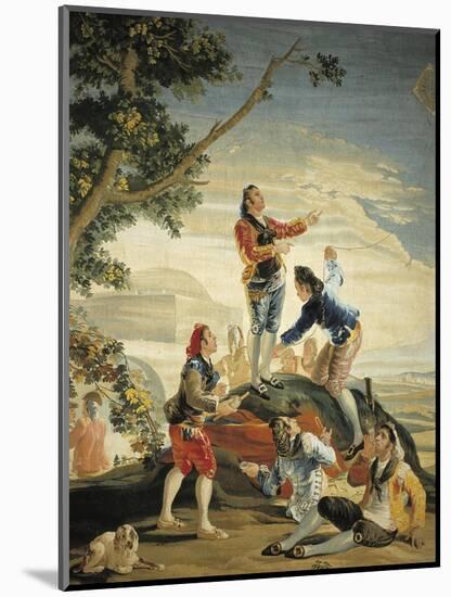 The Kite-Francisco de Goya-Mounted Art Print