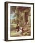 The Kitten Deceived, 1816-William Collins-Framed Giclee Print