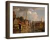 The Kleine Alster in 1842, 1842-Adolf Vollmer-Framed Giclee Print