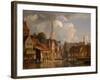 The Kleine Alster in 1842, 1842-Adolf Vollmer-Framed Giclee Print