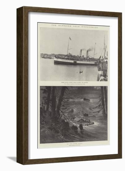 The Klondike Gold Discoveries-Paul Frenzeny-Framed Giclee Print