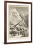 The Klondike Gold Rush, The Stream of Prospectors Making Their Way Across the Chilcot Pass-C. Clerice-Framed Premium Giclee Print