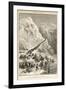 The Klondike Gold Rush, The Stream of Prospectors Making Their Way Across the Chilcot Pass-C. Clerice-Framed Premium Giclee Print