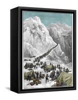 The Klondike Gold Rush-Stefano Bianchetti-Framed Stretched Canvas