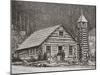 The Klondike Presbyterian Church at Juneau, Alaska, Founded in 1877-null-Mounted Giclee Print