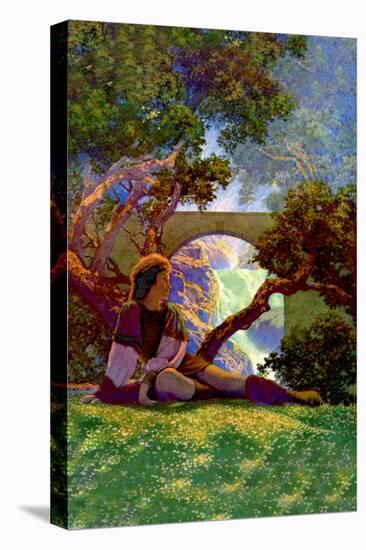The Knave of Hearts in the Meadow-Maxfield Parrish-Stretched Canvas