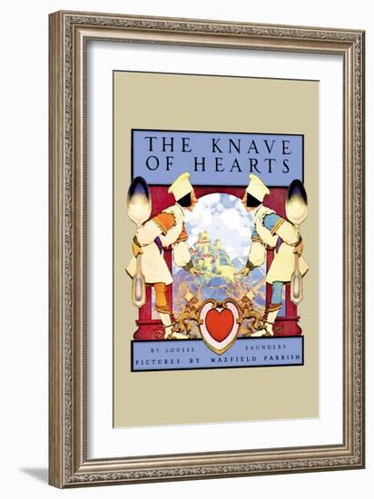 The Knave of Hearts-Maxfield Parrish-Framed Art Print