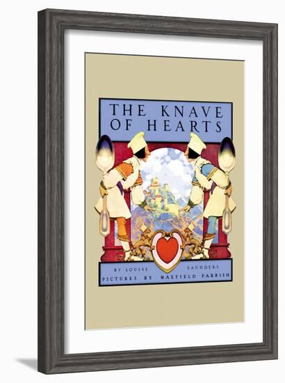 The Knave of Hearts-Maxfield Parrish-Framed Art Print