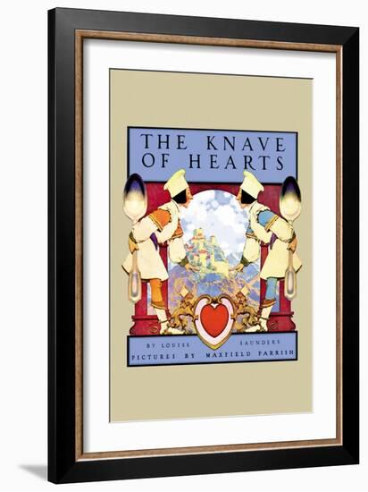 The Knave of Hearts-Maxfield Parrish-Framed Art Print