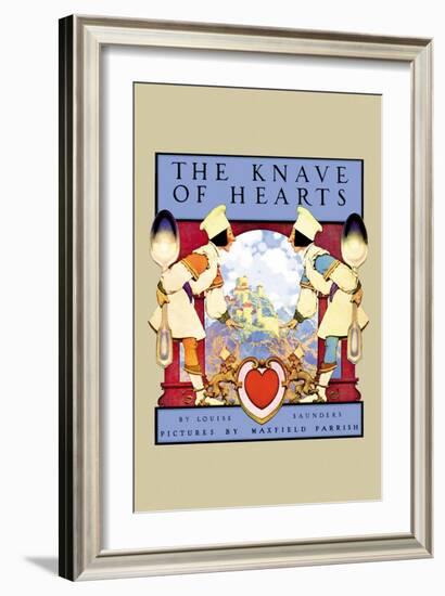 The Knave of Hearts-Maxfield Parrish-Framed Art Print