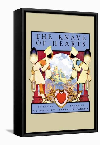 The Knave of Hearts-Maxfield Parrish-Framed Stretched Canvas