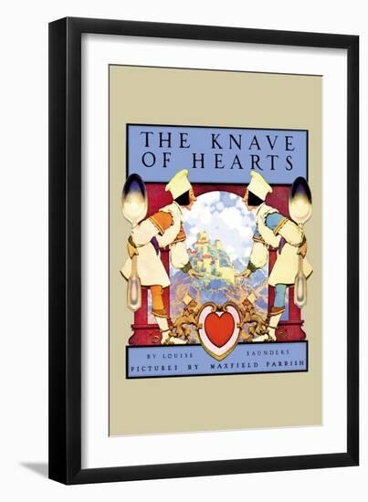 The Knave of Hearts-Maxfield Parrish-Framed Art Print