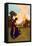 The Knave Watching Violetta Depart-Maxfield Parrish-Framed Stretched Canvas