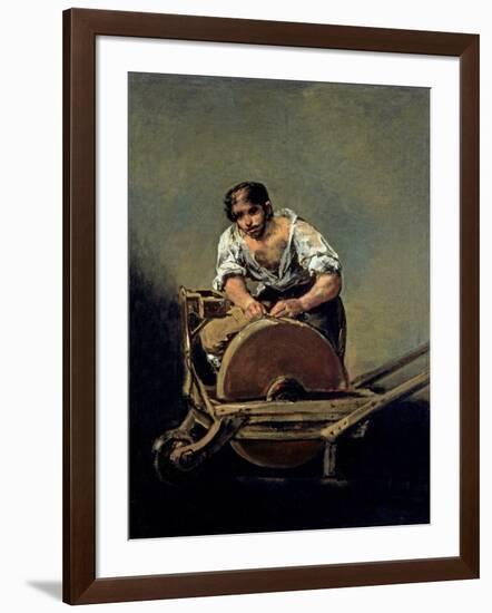 The Knife-Grinder, 1808-12-Francisco de Goya-Framed Giclee Print