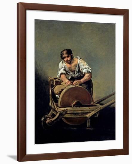 The Knife-Grinder, 1808-12-Francisco de Goya-Framed Giclee Print