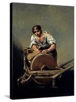 The Knife-Grinder, 1808-12-Francisco de Goya-Stretched Canvas