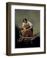 The Knife-Grinder, 1808-12-Francisco de Goya-Framed Giclee Print