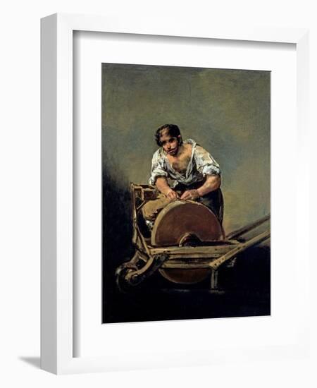 The Knife-Grinder, 1808-12-Francisco de Goya-Framed Giclee Print