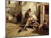 The Knife-Grinder-Alexandre Gabriel Decamps-Mounted Giclee Print