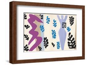 The Knife Thrower, pl. XV from Jazz, c.1943-Henri Matisse-Framed Art Print