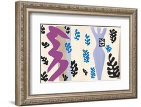 The Knife Thrower, pl. XV from Jazz, c.1943-Henri Matisse-Framed Art Print