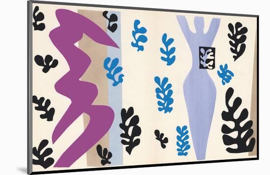 The Knife Thrower, pl. XV from Jazz, c.1943-Henri Matisse-Mounted Art Print