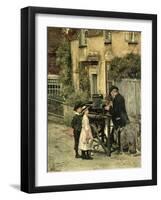 The Knifegrinder, 1887-James Charles-Framed Giclee Print