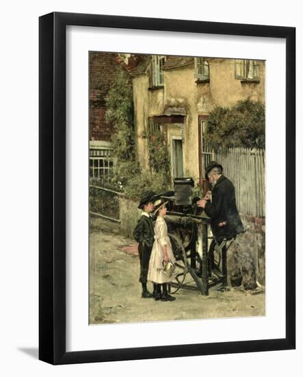 The Knifegrinder, 1887-James Charles-Framed Giclee Print