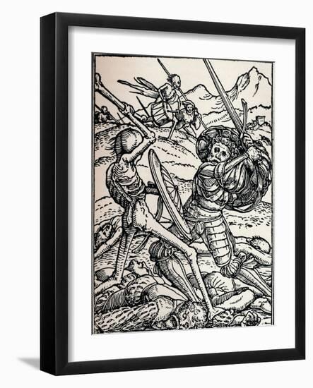 The Knight and Death, 1538-Hans Holbein the Younger-Framed Giclee Print