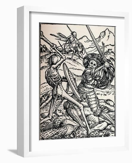 The Knight and Death, 1538-Hans Holbein the Younger-Framed Giclee Print