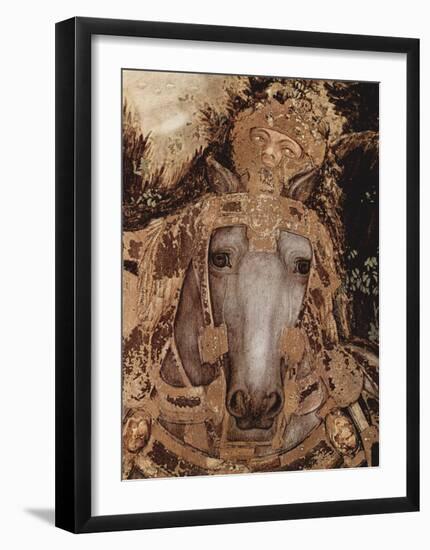 The Knight and his Horse-Antonio Pisani Pisanello-Framed Art Print