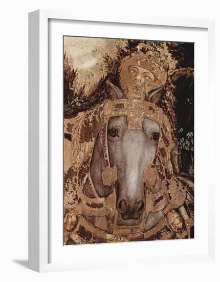 The Knight and his Horse-Antonio Pisani Pisanello-Framed Art Print