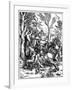 The Knight and the Landsknecht (Soldier Servan), 1497-1498-Albrecht Durer-Framed Giclee Print