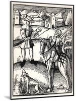 The Knight and the Peasant-null-Mounted Giclee Print