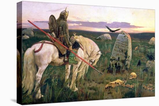 The Knight at the Crossroads, 1882-Victor Mikhailovich Vasnetsov-Stretched Canvas