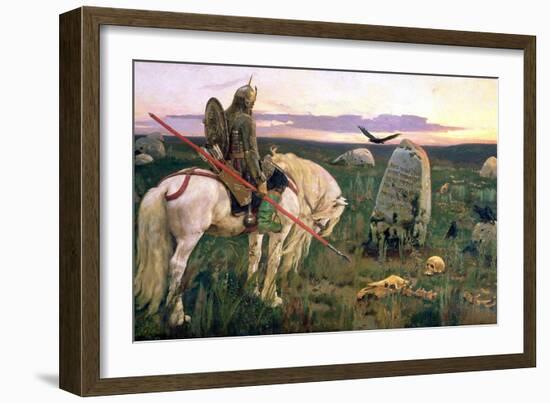 The Knight at the Crossroads, 1882-Victor Mikhailovich Vasnetsov-Framed Giclee Print