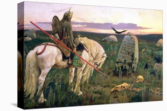 The Knight at the Crossroads, 1882-Victor Mikhailovich Vasnetsov-Stretched Canvas