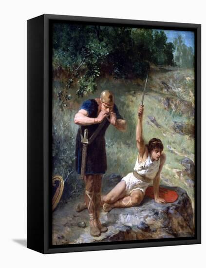 The Knight Calls, C1842-1896-Evariste Vital Luminais-Framed Stretched Canvas