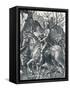 The Knight, Death and the Devil, 1513-Albrecht Dürer-Framed Stretched Canvas