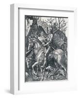 The Knight, Death and the Devil, 1513-Albrecht Dürer-Framed Giclee Print