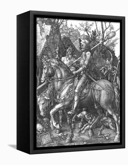 The Knight, Death and The Devil , c.1514-Albrecht Dürer-Framed Stretched Canvas