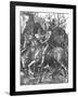 The Knight, Death and The Devil , c.1514-Albrecht Dürer-Framed Giclee Print