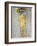 The Knight Detail of the Beethoven Frieze, Said to be a Portrait of Gustav Mahler (1860-1911), 1902-Gustav Klimt-Framed Giclee Print