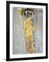 The Knight Detail of the Beethoven Frieze, Said to be a Portrait of Gustav Mahler (1860-1911), 1902-Gustav Klimt-Framed Giclee Print