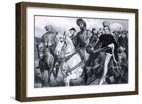 The Knight, from 'Canterbury Tales' by Geoffrey Chaucer-Paul Rainer-Framed Giclee Print